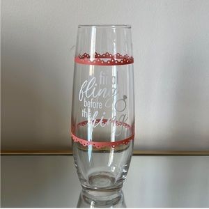 Final fling before the ring glass